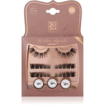 SOSU Cosmetics Hidden Agenda Lash Kit gene false - imagine 2